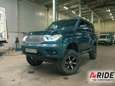 Рис. 1 Наши проекты: Установка пневмоподвески на УАЗ Патриот 