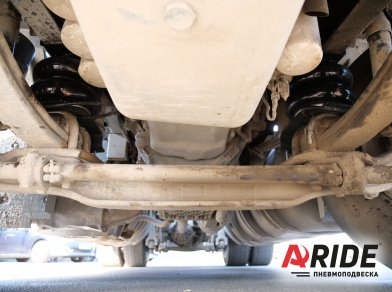 Рис. 6 Наши проекты: Пневматические подушки на Volvo FH16