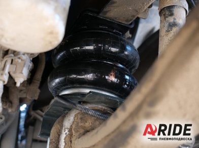 Рис. 5 Наши проекты: Пневматические подушки на Volvo FH16