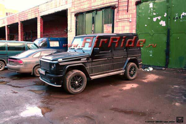 Пневмоподвеска на автомобиль, пневмоподушки, пневмоамортизаторы, пневмоподвеска на Mercedes G500