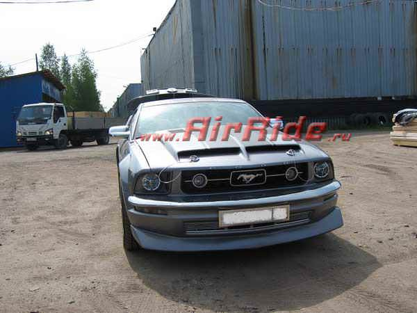 Пневмоподвеска на Ford Mustang GT 2006г.в. установка в Санкт-Петербурге