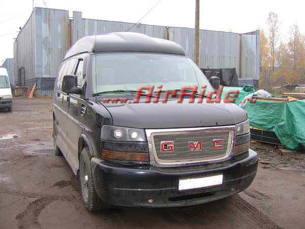 Установка пневмоподвески на GMC Savanna