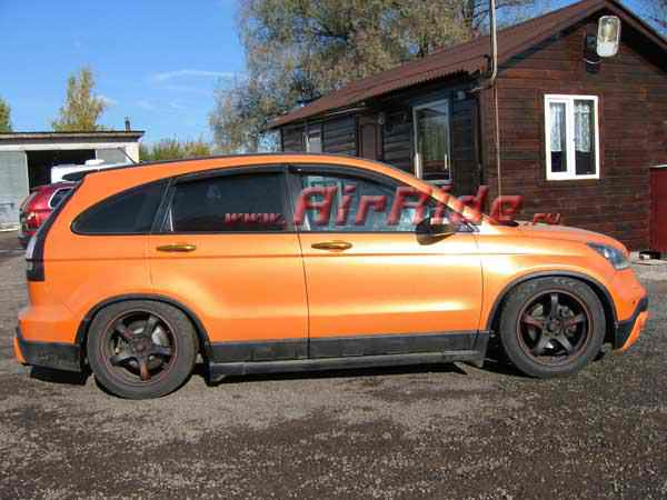 Установка пневмоподвески на Honda CR-V