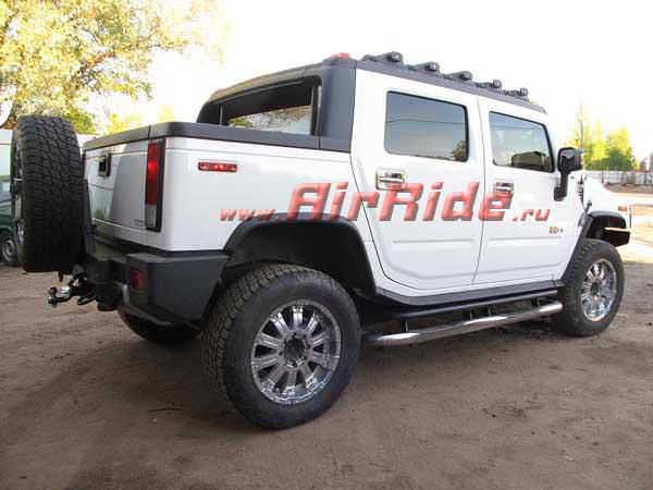 Пневмоподвеска на Hummer H2 Установка пневмоподвески на любой легковой и грузовой автомобиль в Санкт-Петербурге от производителя по низким ценам.