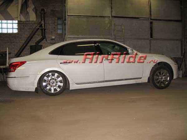 Установка пневмоподвески на Hyundai Equus