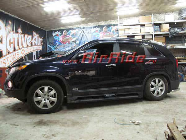 Пневмоподвеска на любой автомобиль, пневмоамортизаторы, пневмоподушки, пневмоподвеска на Kia Sorrento