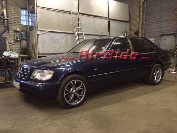Mercedes Benz W140 1996г.в.  пневмоподвеска