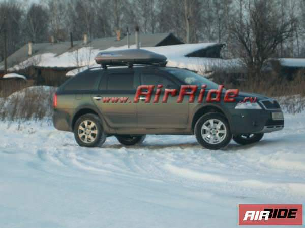 Пневмоподвеска на Skoda Scout