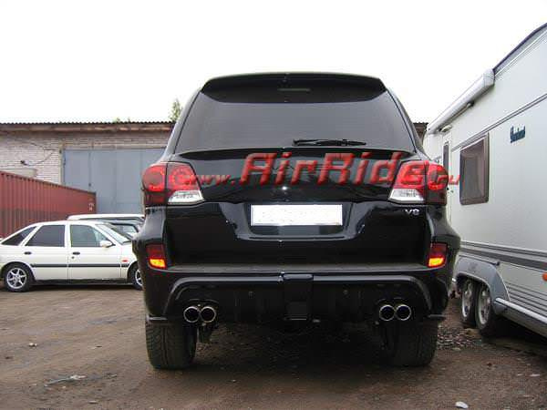 Установка пневмоподвески на Toyota Land Cruiser 200