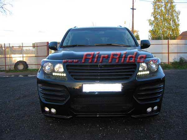 Установка пневмоподвески на Toyota Land Cruiser 200