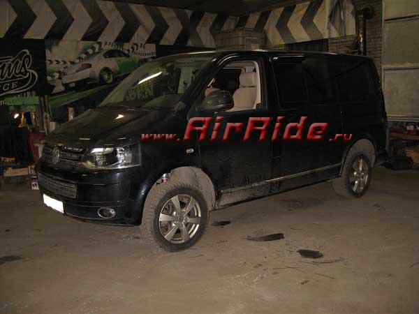 Пневмоподвеска на VolksWagen Multivan установка в Санкт-Петербурге