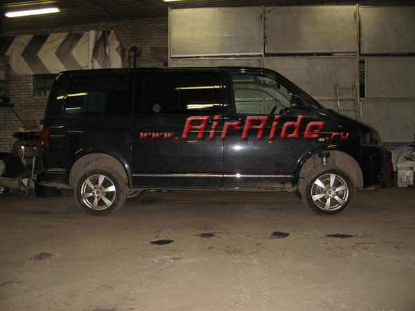 Пневмоподвеска на VolksWagen Multivan установка в Санкт-Петербурге