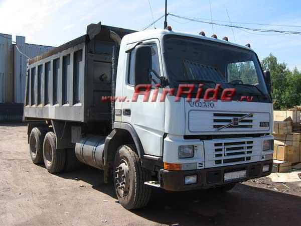 Установка пневмоподвески на Volvo FM12 2003г.в. Cамосвал