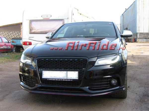 Установка пневмоподвески на Audi S4