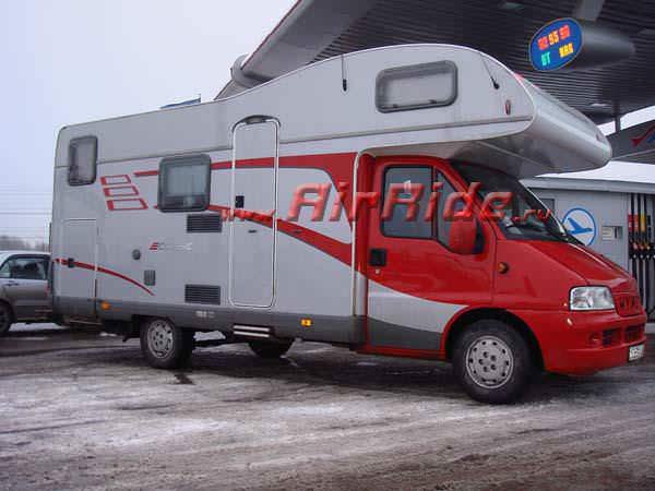 Пневоподвеска на автодом Fiat Ducato Hymer