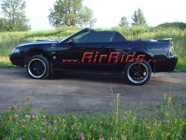 Пневмоподвеска на любой автомобиль, пневмоамортизаторы, пневмоподушки, пневмоподвеска на Ford Mustang