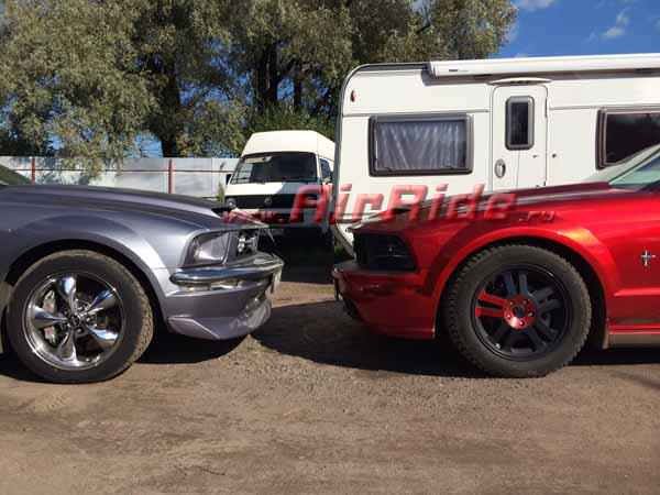 Пневмоподвеска на Ford Mustang 2007г.в.