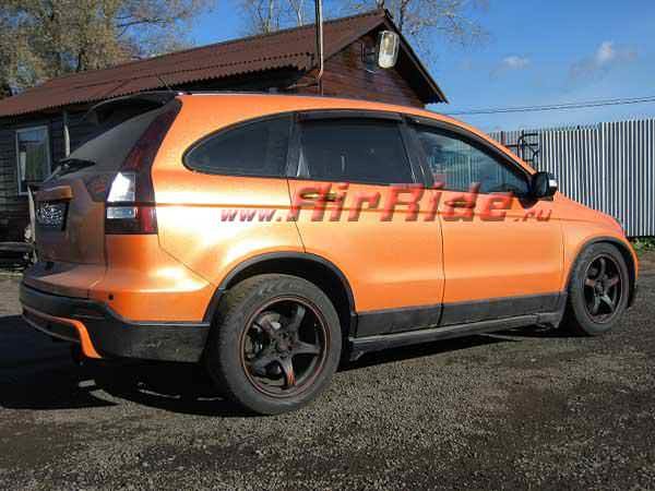 Установка пневмоподвески на Honda CR-V