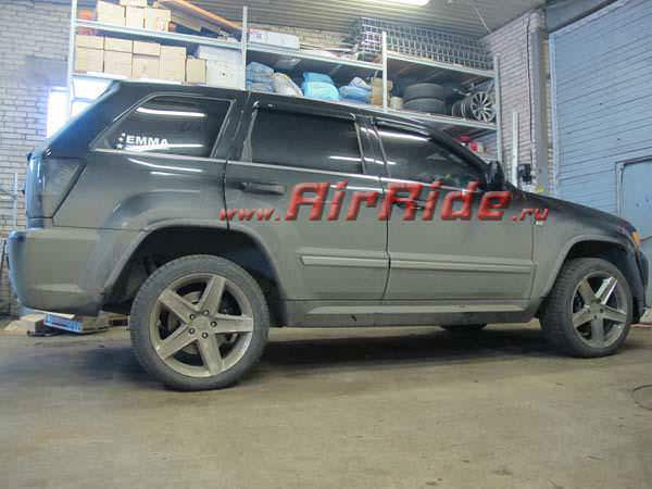 Пневмоподвеска на автомобиль, пневмоподушки, пневмоамортизаторы, пневмоподвеска на Jeep Grand Cherokee