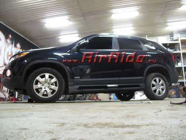 Пневмоподвеска на любой автомобиль, пневмоамортизаторы, пневмоподушки, пневмоподвеска на Kia Sorrento
