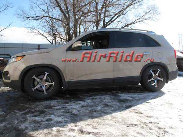 Kia Sorrento на пневмоподвеске