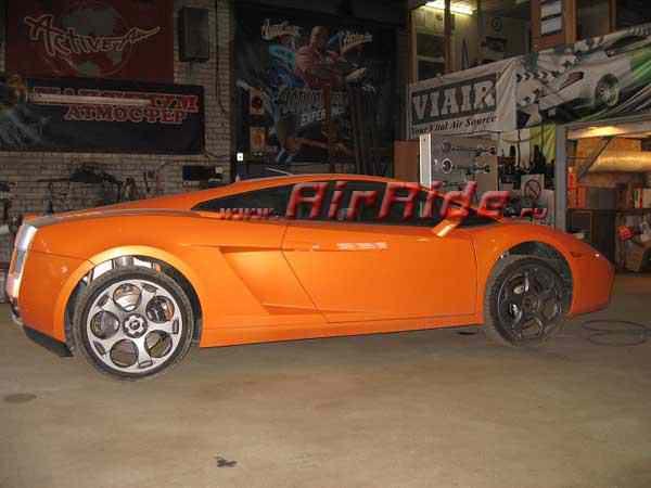 Пневмоподвеска на Lamborghini Gallardo