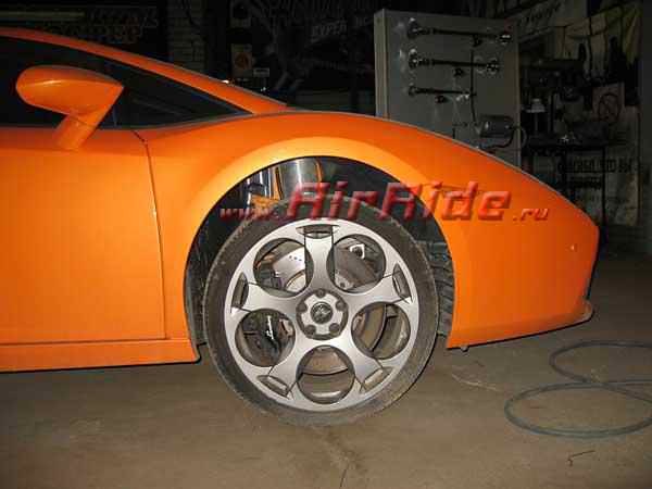 Пневмоподвеска на Lamborghini Gallardo