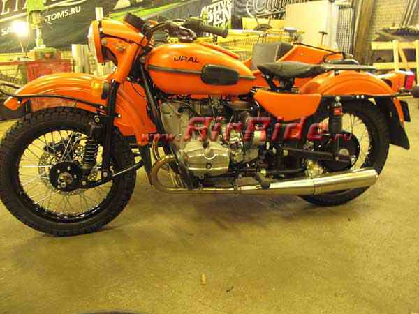 Пневмоподвеска на мотоцикл Урал