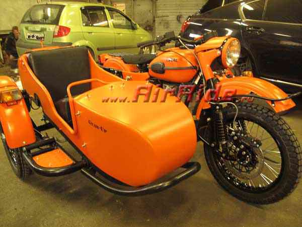 Пневмоподвеска на мотоцикл Урал