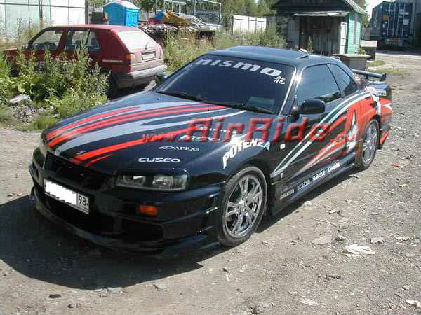 Пневмоподвеска на Nissan Skyline