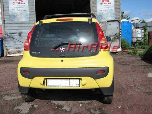 Установка пневмоподвески Peugeot 107