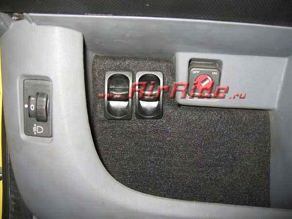 Установка пневмоподвески Peugeot 107