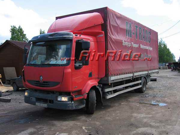 Пневмоподвеска на Renault Midlum установка в Санкт-Петербурге