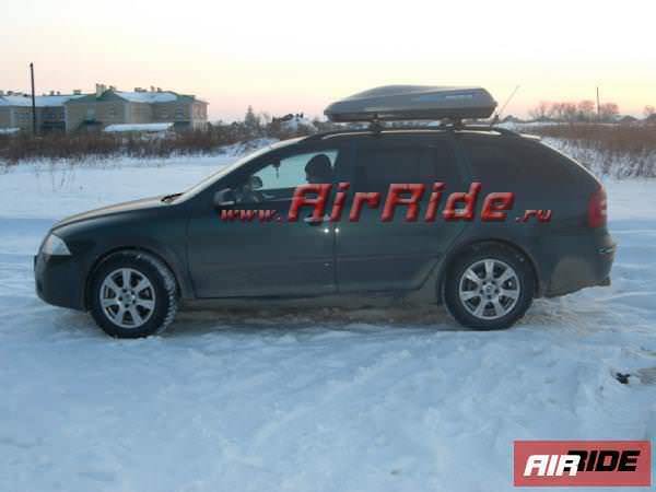 Пневмоподвеска на Skoda Scout