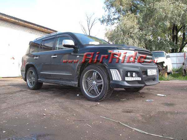 Пневмоподвеска на Toyota Land Cruiser 200, установка пневмоподвески на Тойота Land Cruizer 200