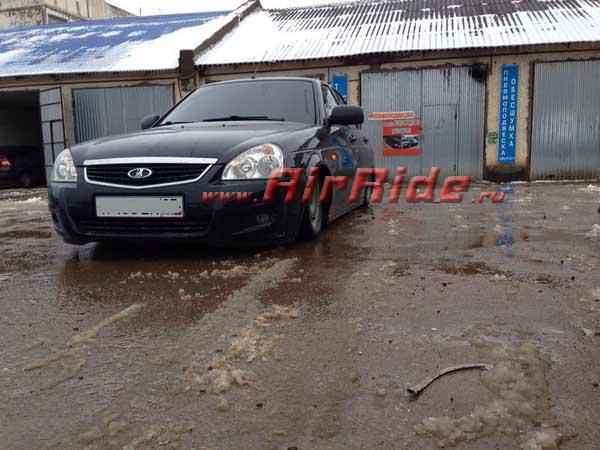 Установка пневмоподвески на ВАЗ (Lada) 2110 - фото и описание работ, технические детали проекта и характеристики