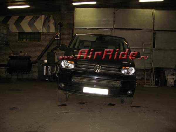 Пневмоподвеска на VolksWagen Multivan установка в Санкт-Петербурге