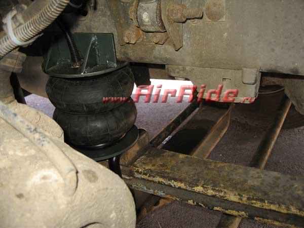 Установка пневмоподвески на Volvo FM12 2003г.в. Cамосвал