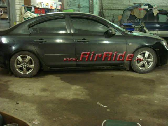 Пневмоподвеска на Mazda 3