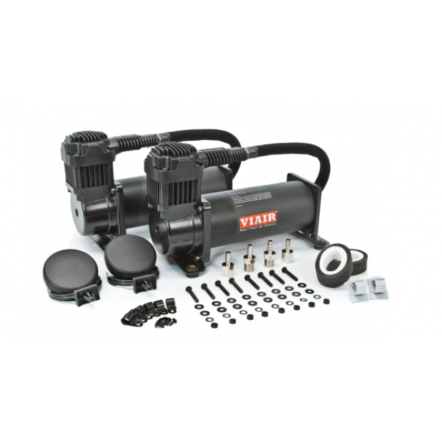 Комплект из 2-х компрессоров VIAIR 444C, черный матовый