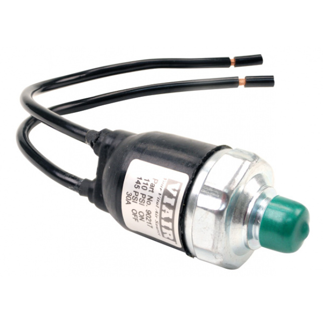 Датчик давления VIAIR 140/175 PSI, 1/8M, герметичный, провода с увеличенным сечением