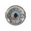 Манометр VIAIR 2 220 PSI, 2 контура, с подсветкой, белый