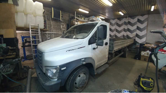 установка пневмоподвеска газон некст