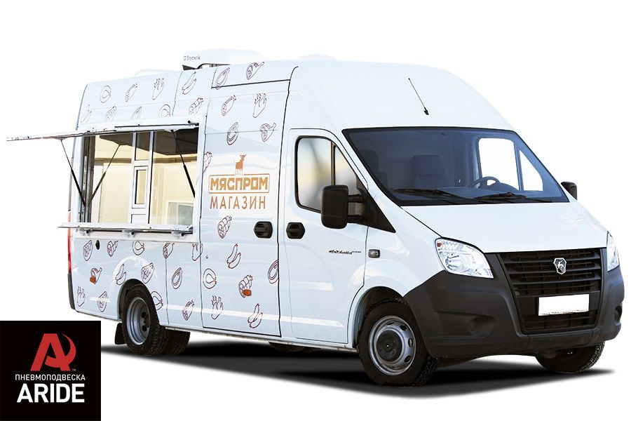 Пневмоподвеска на фургоны автолавки